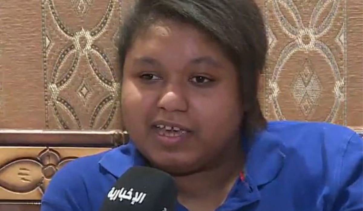 Randa speaking to the Saudi TV Al Ekhbariya